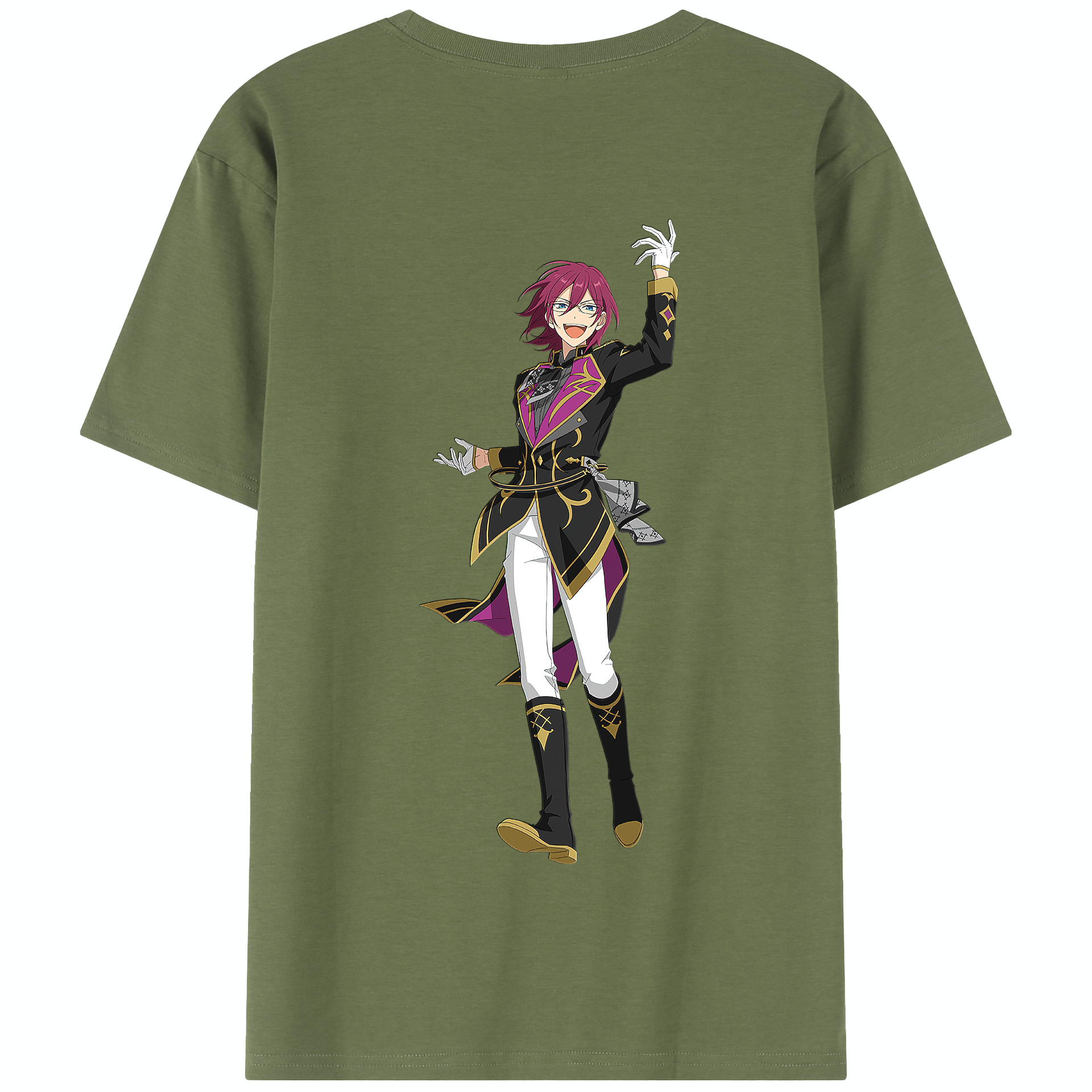 （画像用） あんさんぶるスターズ! Ensemble Stars 綿100％半袖Tシャツ（背面プリント）